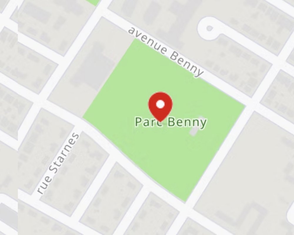 Benny Park map